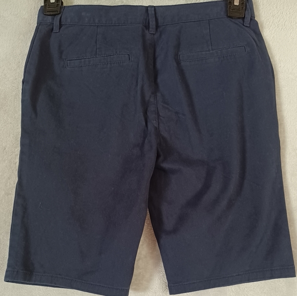 THE CHILDREN'S PLACE Women's Bermuda Short Size 14 Navy Blue Stretch Fabric - Picture 3 of 15
